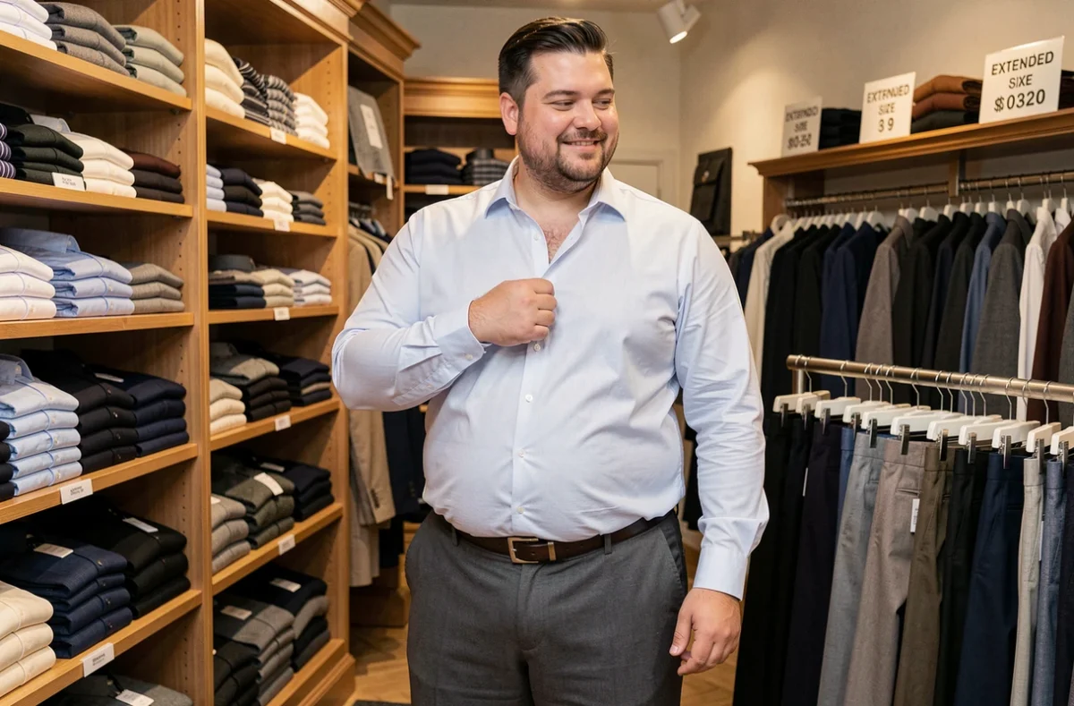 Brice Toulouse proposant des pantalons et chemises homme en tailles étendues