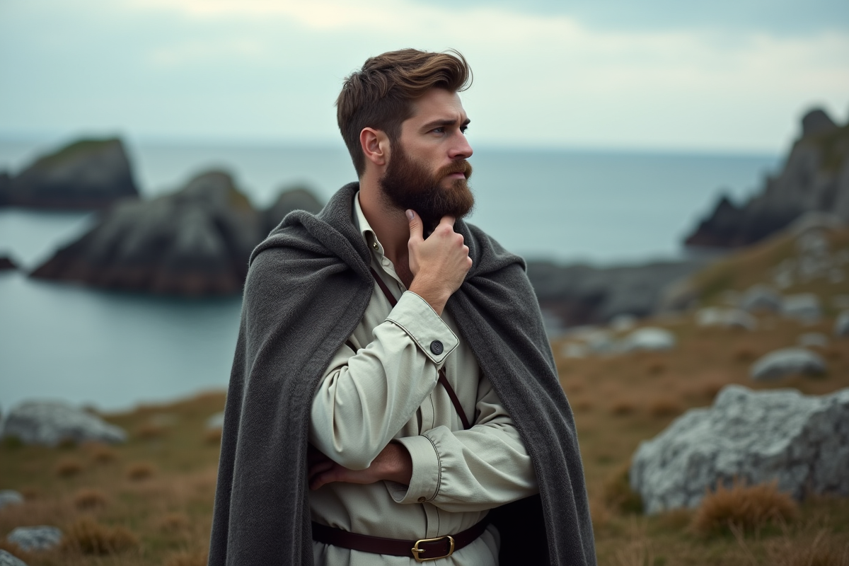 Jeune homme regardant l